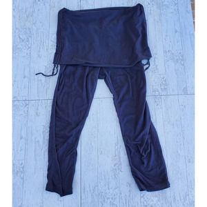 prAna Cassidy Capri sz S Leggings Draw String stretch Skirted Yoga